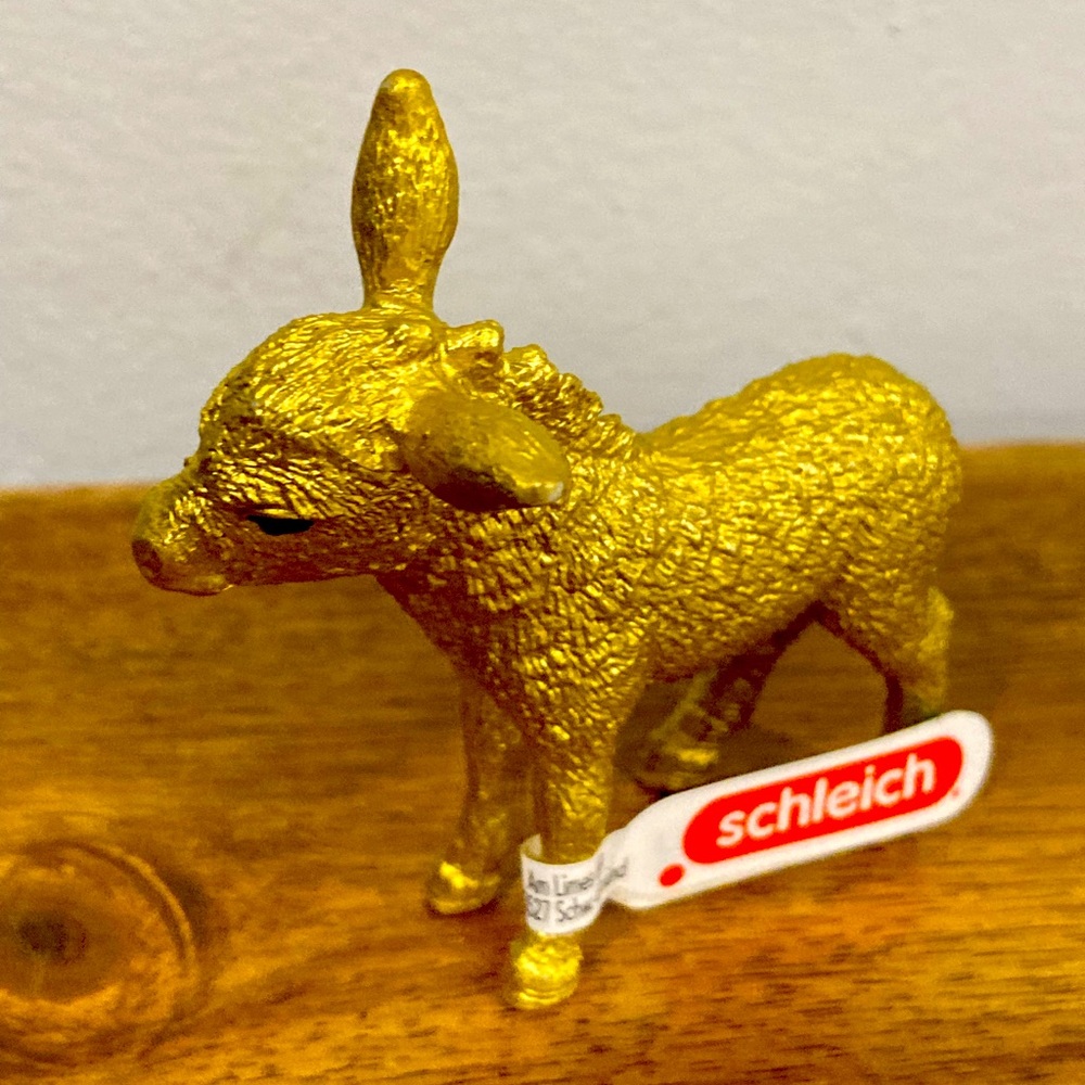 Brand New in Packaging Schleich Golden Donkey